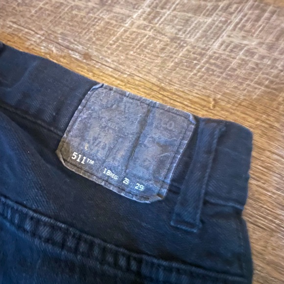 Men’s 511 Classic Slim Fit Black Levi’s ( 29, 29 ) - Picture 1 of 5